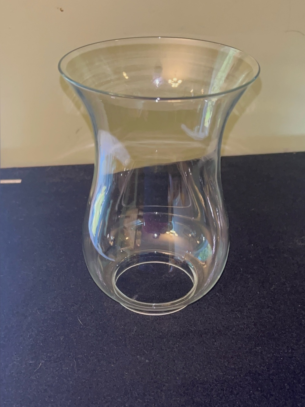 Clear Glass Hurricane lamp shade/ Chimney